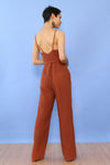 Jody Terracotta Wrap Jumpsuit XS/S