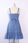 Cornflower Chambray Apron Dress S