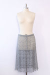 Concrete Crochet Sheer Skirt M/L