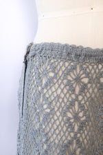 Concrete Crochet Sheer Skirt M/L