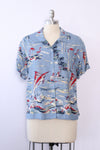 Sailing Scene Buttondown M/L