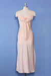 Ballet Pink Satin Slip Dress S