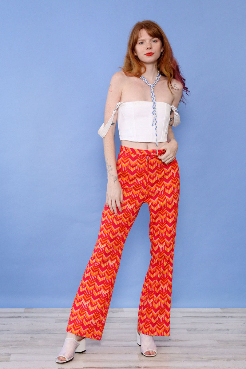 Juicy Chevron Flares S-S/M