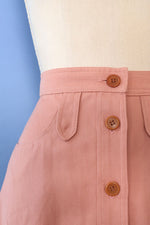 Dusty Rose A-Line Skirt S