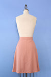 Dusty Rose A-Line Skirt S