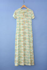 Cucumber Village Hooded Maxi Dress XS-M