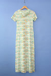 Cucumber Village Hooded Maxi Dress XS-M