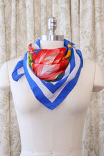 Bill Blass Silk Tulip Scarf