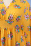 Marigold Bouquet Print Caftan XS-M