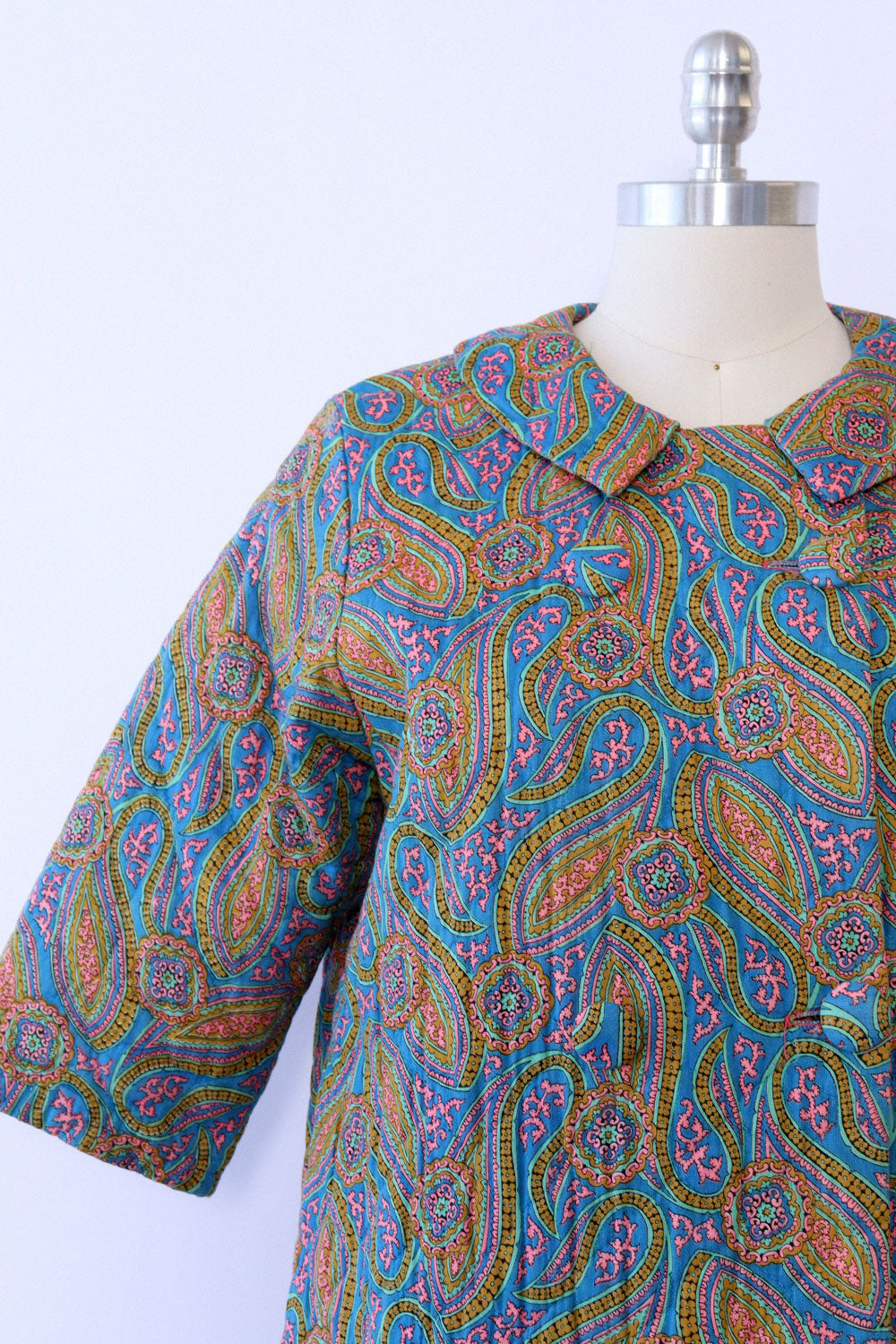 Quilted Paisley Flare Jacket XS-M