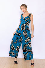 Breezy Batik Low Back Jumpsuit S-L