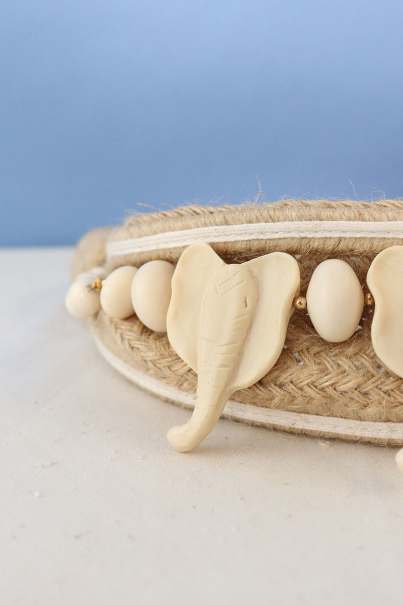 Coastal Ivory Elephant Belt M/L