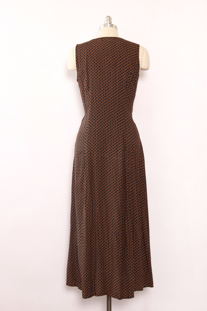 Easy Earthy Rayon Tea Dress S/M