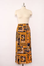 Animal Kingdom Psychedelic Maxi Skirt S-XL