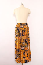 Animal Kingdom Psychedelic Maxi Skirt S-XL