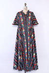 Sweeping Floral Caftan S-XL