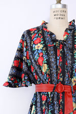 Sweeping Floral Caftan S-XL