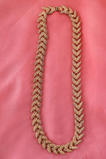 Warm Golden Articulated Necklace