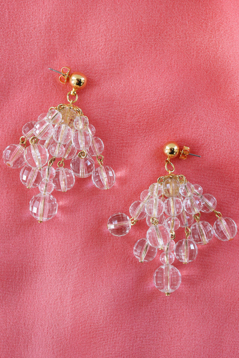 Crystal Bauble Chandelier Earrings