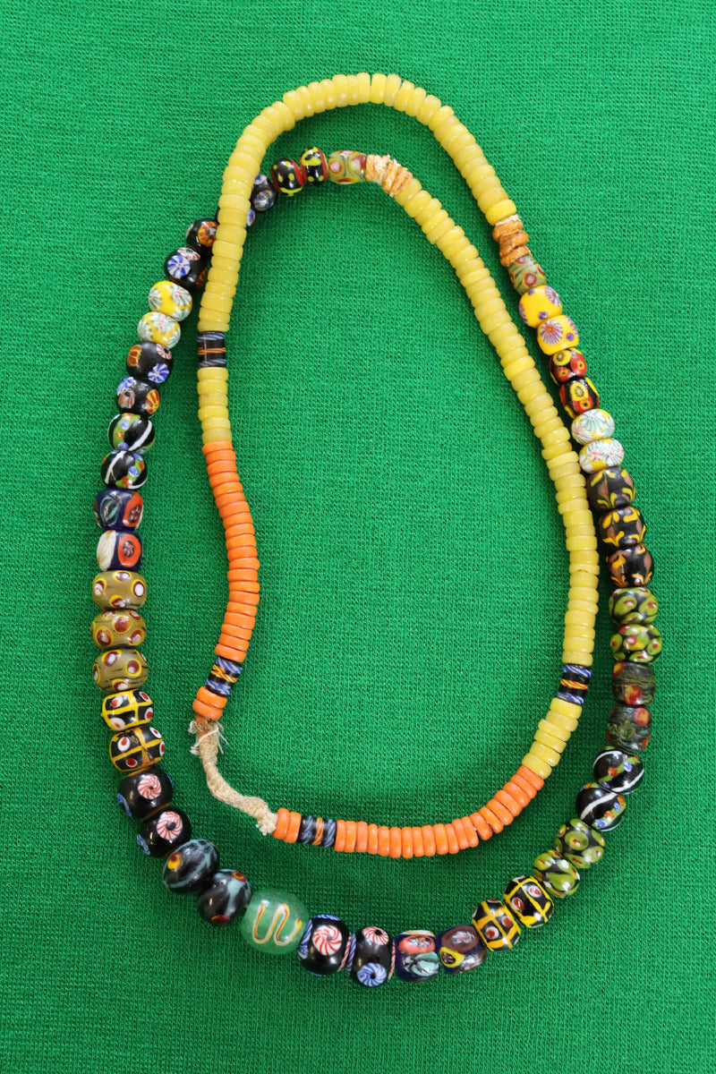 Millefiori Rainbow Bead Necklace