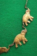 Elephant Charms Pididdly Links Necklace