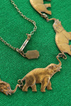 Elephant Charms Pididdly Links Necklace