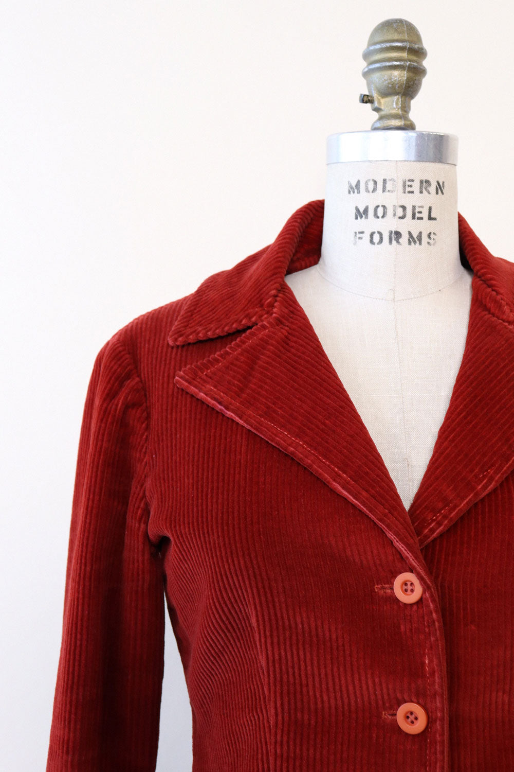 Herman Burgundy Cord Blazer XS/S