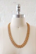 Warm Golden Articulated Necklace