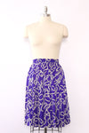 DVF Nautical Silk Skirt M/L