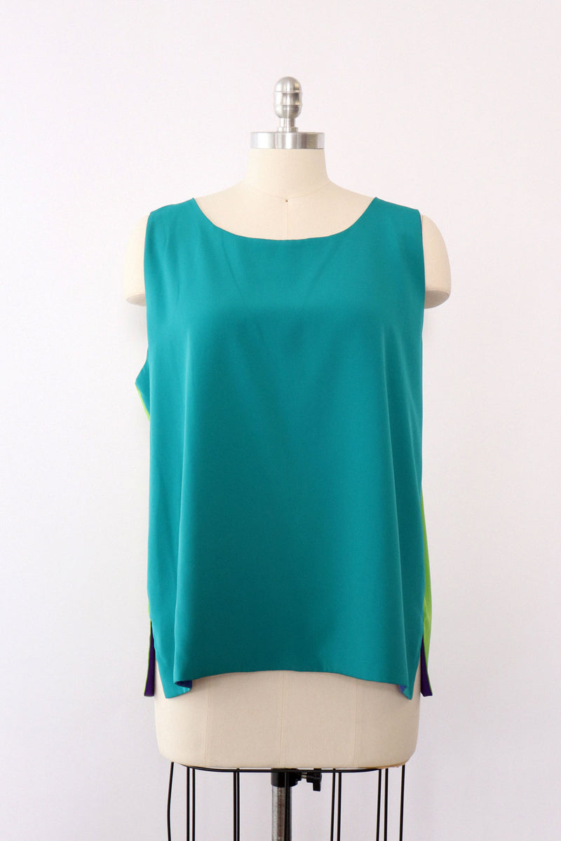 4-Way Reversible Colorblock Tank L