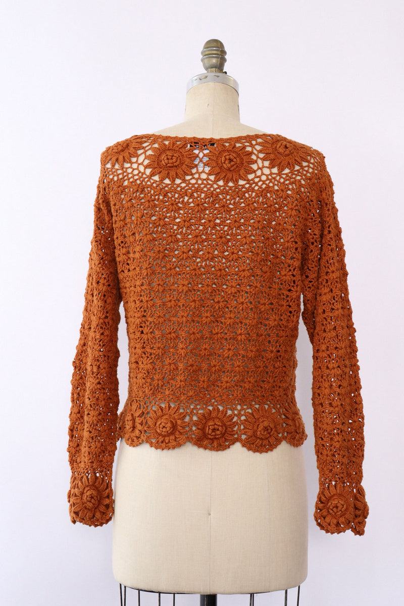 Sienna Mum Crochet Cropped Top S-L