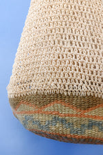 Ivory Raffia Hobo Bag