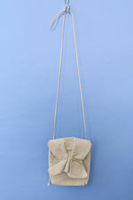 Carlos Falchi Bone Leather Crossbody Bag