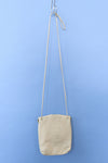 Carlos Falchi Bone Leather Crossbody Bag