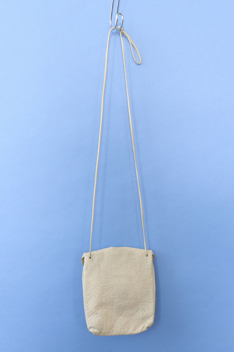 Carlos Falchi Bone Leather Crossbody Bag