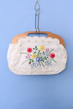 Wildflower Embroidered Handbag