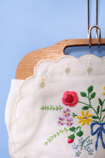 Wildflower Embroidered Handbag