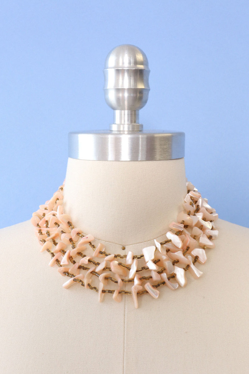 Blush Shell Strand Necklace