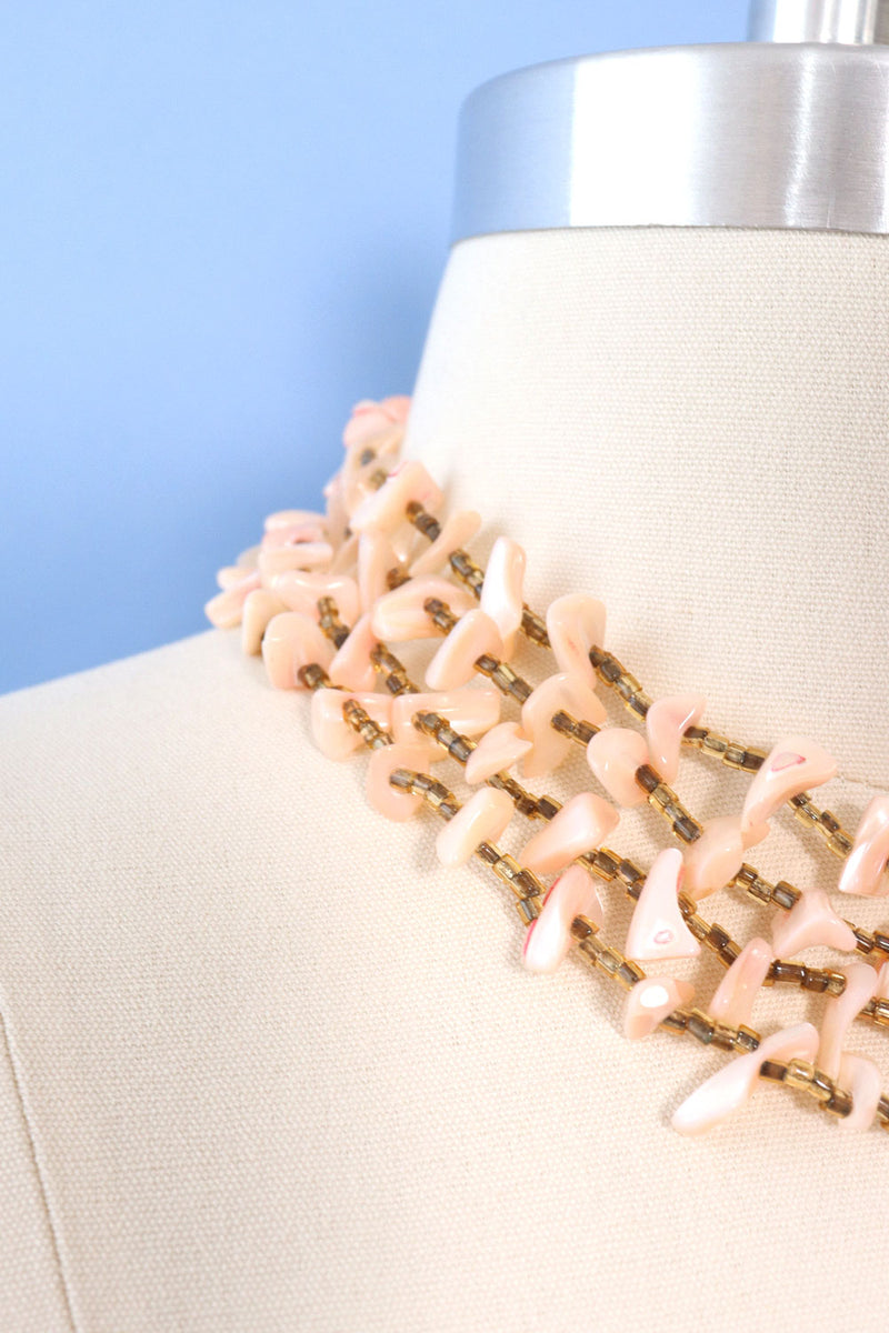 Blush Shell Strand Necklace