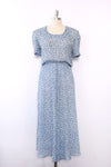 Blue Skies Sun Medallion Tea Dress L