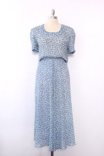 Blue Skies Sun Medallion Tea Dress L