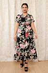 Carol Anderson Blooming Rayon Dress M/L