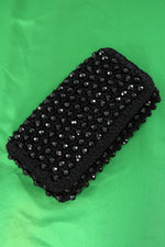 Faceted Bead Crochet Clutch