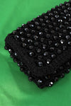 Faceted Bead Crochet Clutch