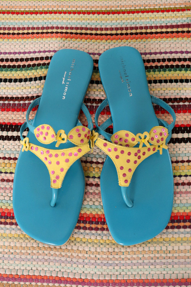 Michael Simon Bikini Flip Flops 8