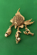 Marine Life Brooch