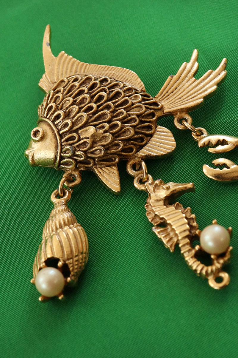 Marine Life Brooch