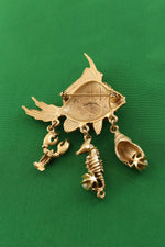 Marine Life Brooch