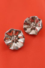 Bat-Ami Sterling Flower Clip-ons