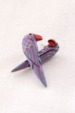 Lavender Parrot Earrings